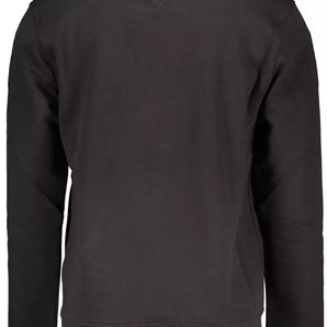 Tommy Hilfiger Black Cotton Men Sweater