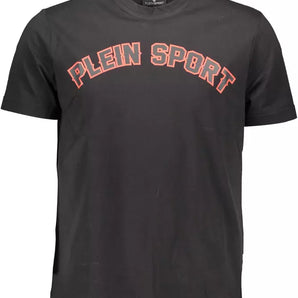 Plein Sport Black Cotton Men T-Shirt