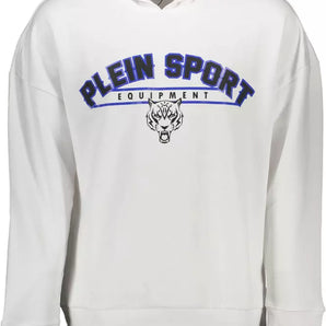 Plein Sport White Cotton Men Sweatshirt