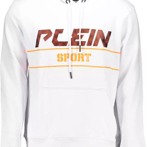 Plein Sport White Cotton Men Sweater