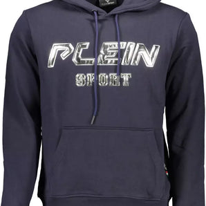 Plein Sport Blue Cotton Men Sweater