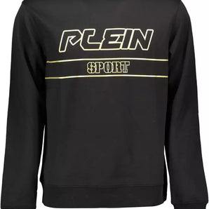 Plein Sport Black Cotton Men Sweater