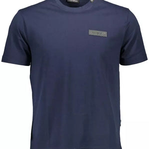 Plein Sport Blue Cotton Men T-Shirt