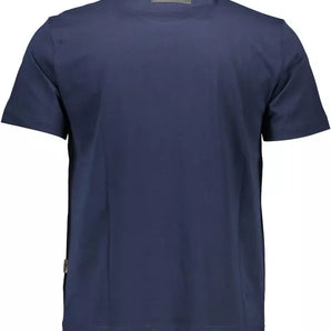 Plein Sport Blue Cotton Men T-Shirt