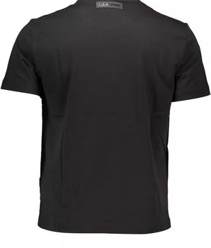 Plein Sport Black Cotton Men T-Shirt