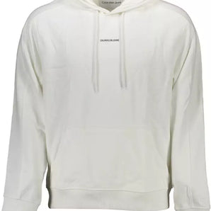 Calvin Klein White Cotton Men Sweater