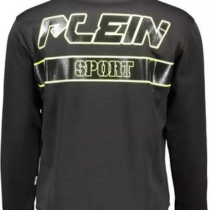 Plein Sport Black Cotton Men's Sweater