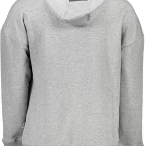 Plein Sport Gray Cotton Men Sweater