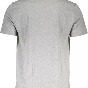 Plein Sport Athletic Gray Cotton Crew Neck Tee