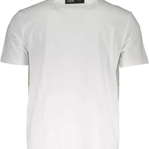 Plein Sport White Cotton Men T-Shirt