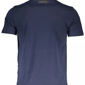 Plein Sport Dashing Blue Printed Crew Neck Tee