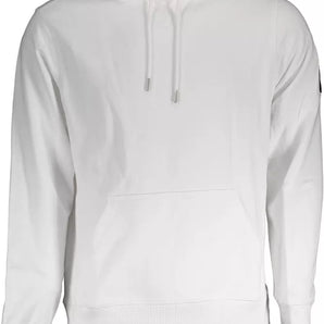 Calvin Klein White Cotton Men Sweatshirt