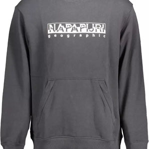 Napapijri Black Cotton Men Sweater