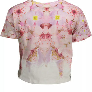 Camiseta Desigual Chic De Algodón Bordada Rosa