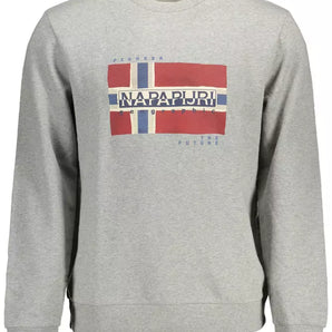 Napapijri Gray Cotton Men Sweater