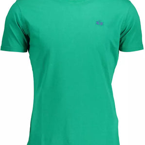 La Martina Green Cotton Men T-Shirt