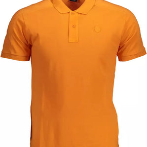 North Sails Orange Cotton Men Polo Shirt