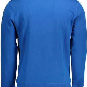 North Sails Blue Cotton Men Sweater