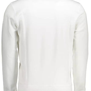 North Sails White Cotton Men Sweater