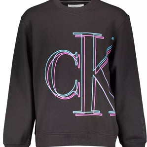 Calvin Klein Black Cotton Men Sweater