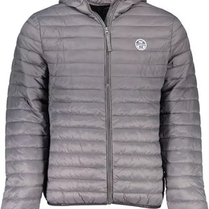 Chaqueta elegante de poliamida con capucha en gris de North Sails