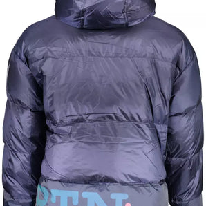 La Martina Blue Feather Men Jacket