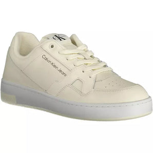 Calvin Klein White Leather Men Sneaker