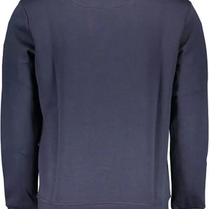 North Sails Blue Cotton Men Sweater