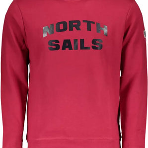 North Sails Red Cotton Men Sweater