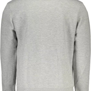 North Sails Gray Cotton Men Sweater