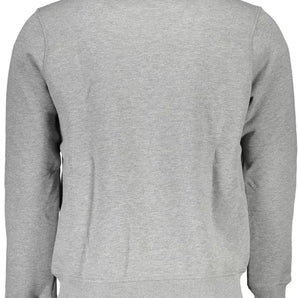 North Sails Gray Cotton Men Sweater