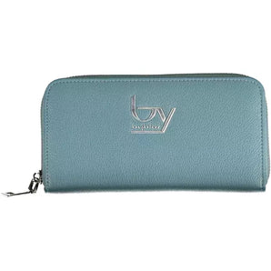 BYBLOS Chic Blue Polyethylene Wallet with Coin Purse