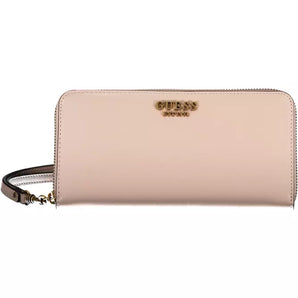 Guess Jeans Pink Polyethylene Women Wallet