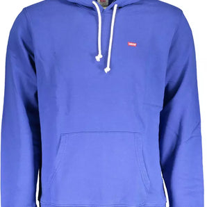 Levi's Chic Blue Cotton Hooded Sweatshirt