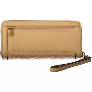 Guess Jeans Cartera elegante beige con detalles en contraste