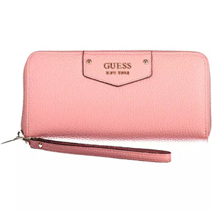 Cartera Guess Jeans Chic Rosa con Detalles En Contraste