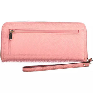 Cartera Guess Jeans Chic Rosa con Detalles En Contraste