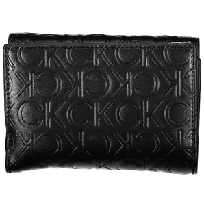 Calvin Klein Elegant Black Polyethylene Wallet with RFID Blocker