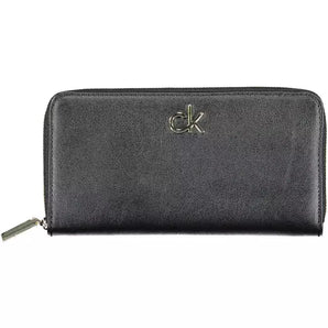 Calvin Klein Black Polyvinylchloride Women Wallet