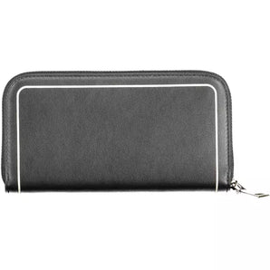 BYBLOS Elegant Five-Compartment Zip Wallet