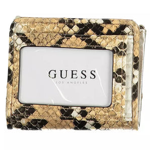 Guess Jeans Elegante Cartera Beige con Detalles en Contraste