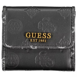 Guess Jeans "Black Polyethylene Women Wallet"