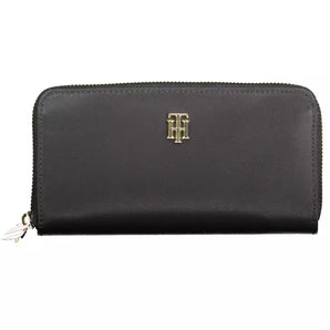 Tommy Hilfiger Black Nylon Women Wallet