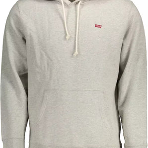 Levi's Essential Gray Hooded Sweatshirt for Men