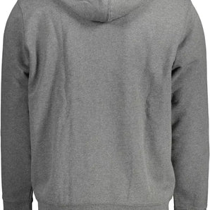 Levi's Classic Gray Zip Hoodie with Logo