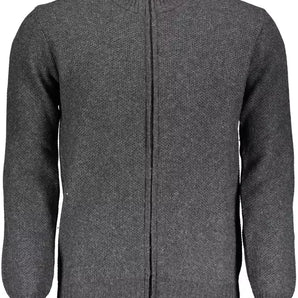 North Sails Gray Wool Men Cardigan