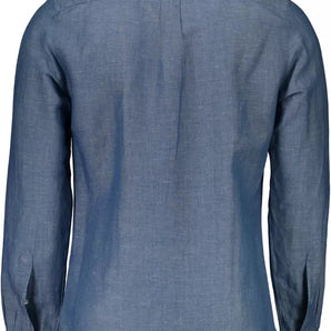 Gant Blue Cotton Men Shirt