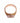 Nialaya Pink Gold 925 Silver Authentic Clear Ring