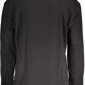 Tommy Hilfiger Black Cotton Men Sweater