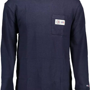 Tommy Hilfiger Blue Cotton Men Sweater